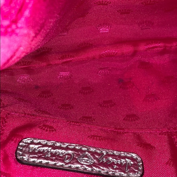 Juicy couture wristlet LOVE with pink lining - Picture 6 of 8